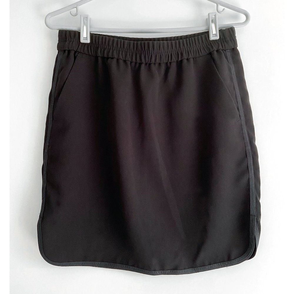 J. Crew • Athletic Skirt • Sz 4 • Black • Pockets! • Comfy & Sporty